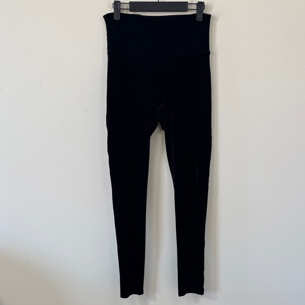 SPANX Velvet Leggings Black Size Large - Picture 2 of 10